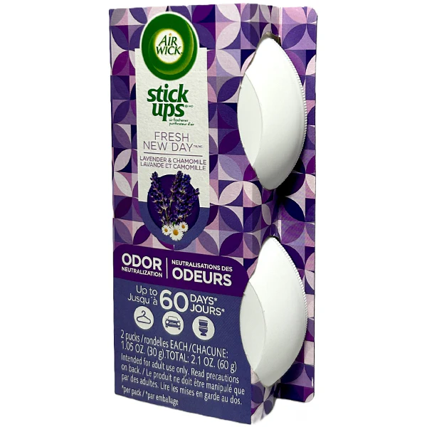 AIR WICK - STICK UPS FRESHENER LAVENDER & CHAMOMILE 12x2 CT