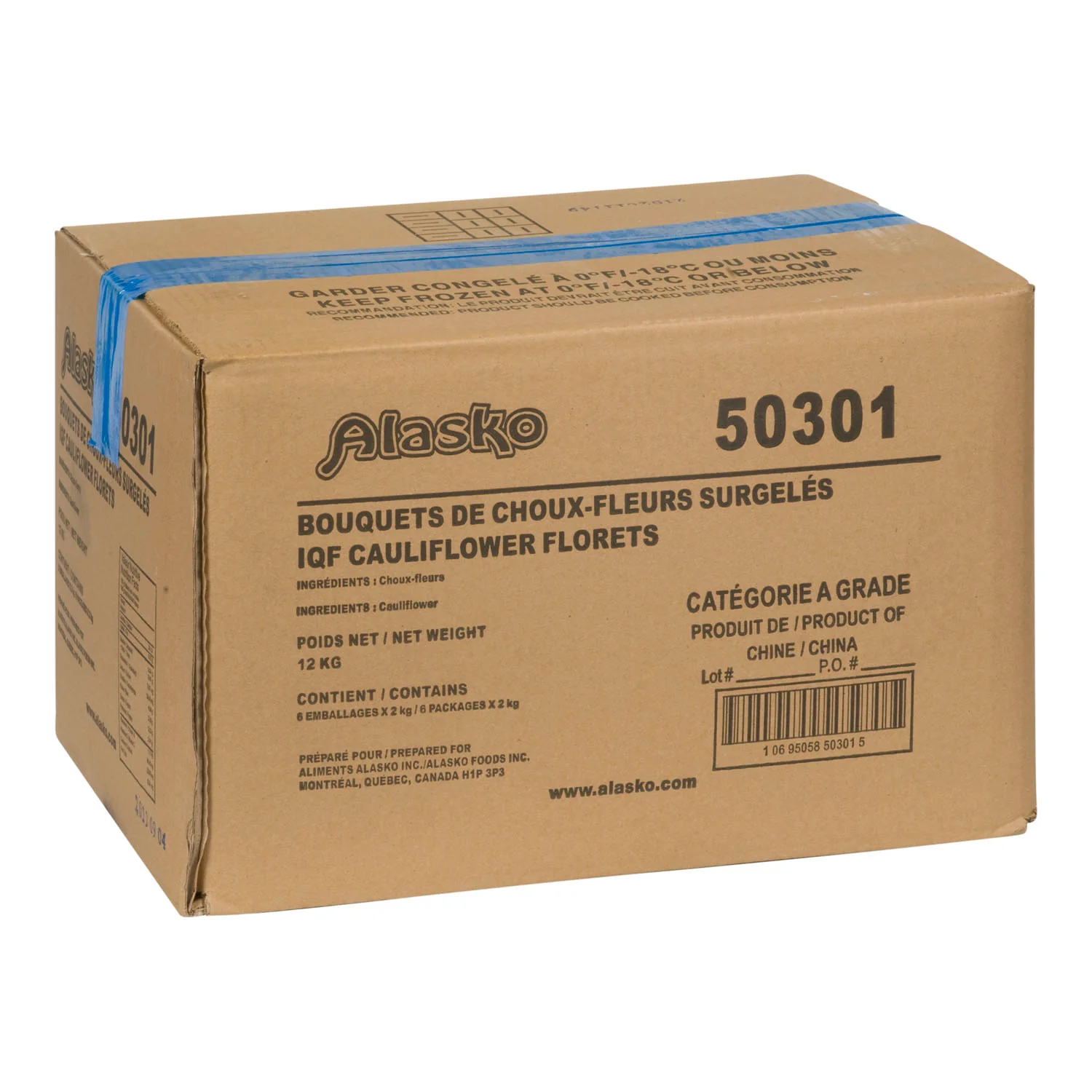 ALASKO - CAULIFLOWER FLORETS 6x2 KG - Image 2