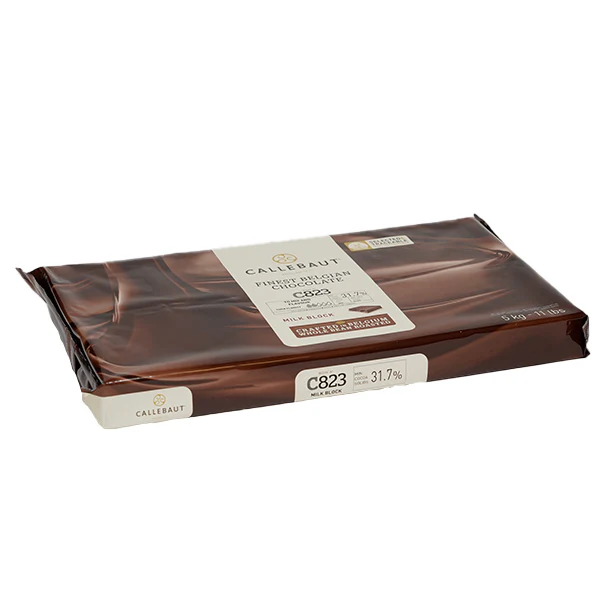 CALLEBAUT - MILK CHOCOLATE BLOCKS 823-NV-132 5x5 KG