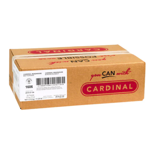CARDINAL - 6oz ROADHOUSE BURGER 30PC 5.1KG - Image 2