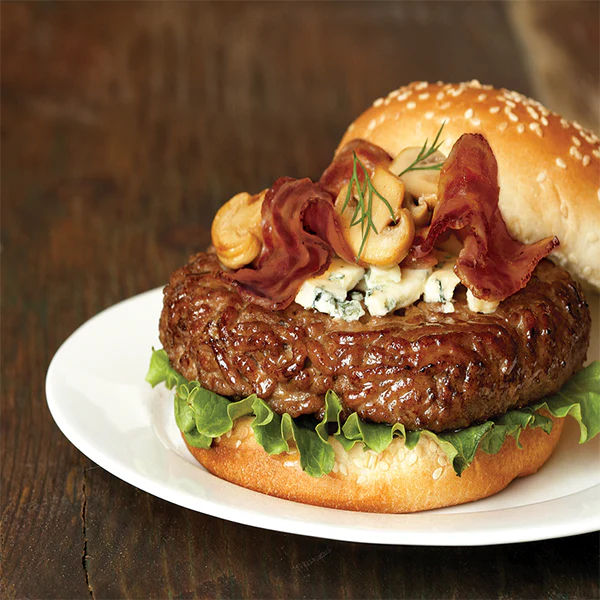 CARDINAL - BUTCHER STYLE BEEF BURGERS 5.33 OZ 4.54KG