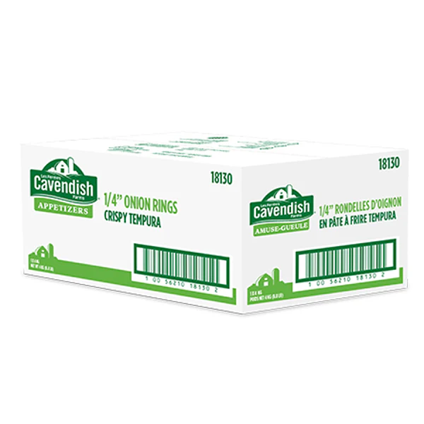 CAVENDISH - TEMPURA BATTERED ONION RINGS 1/4IN 4KG - Image 2