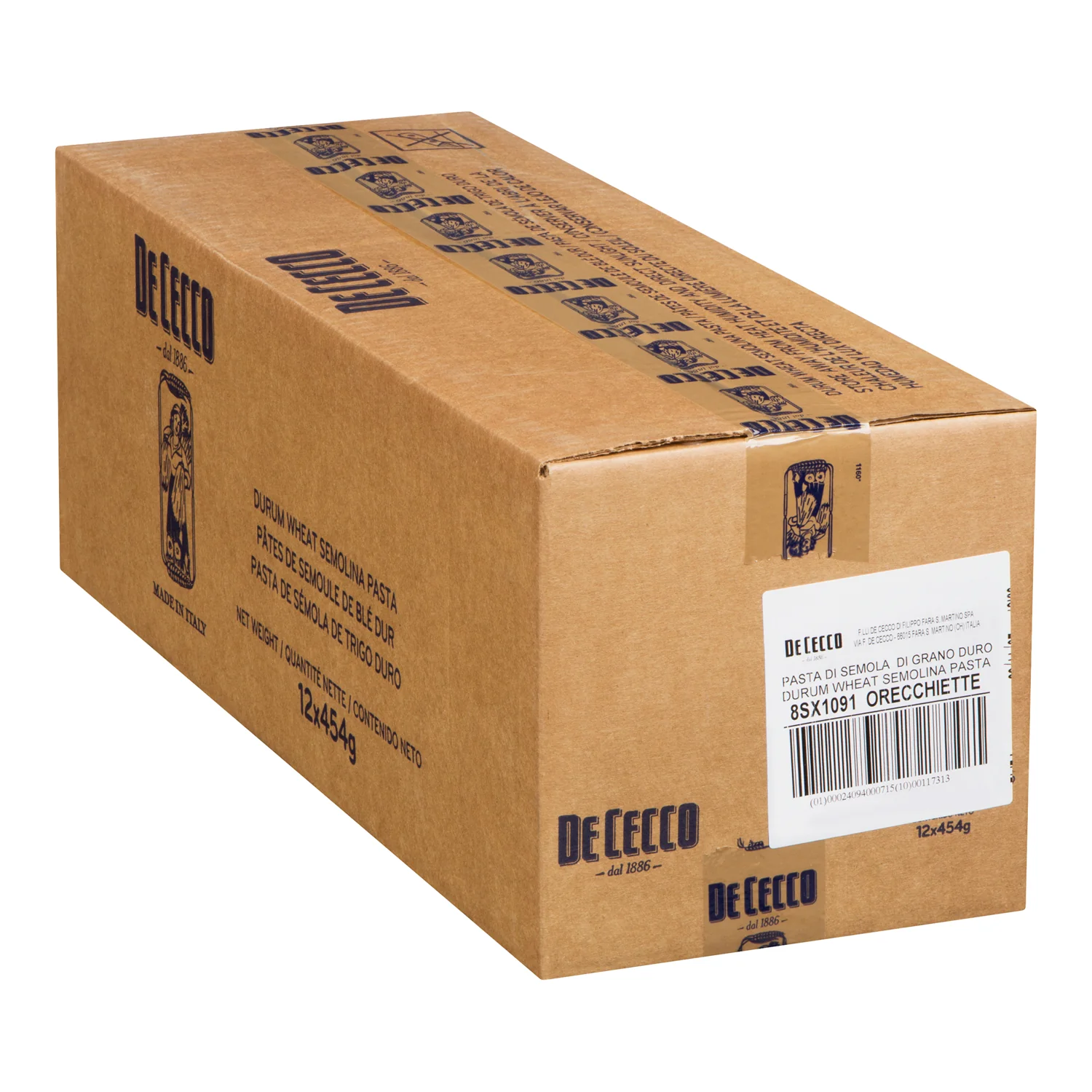 DE CECCO - #91 ORECCHIETTE 12x454 GR - Image 2