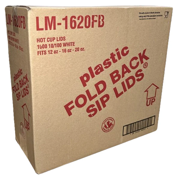 AMHIL - WHITE LID FLAT 10x100 PK - Image 2
