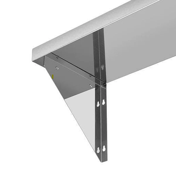 OMEGA - STAINLESS STEEL WALL MOUNTED SHELF 16x48 IN - Image 2
