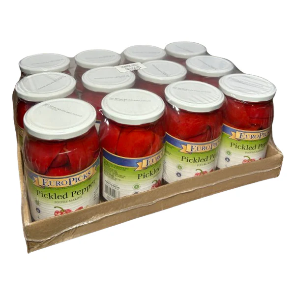 EUROPICKS - PICKLED RED PEPPER 12x840 GR - Image 2