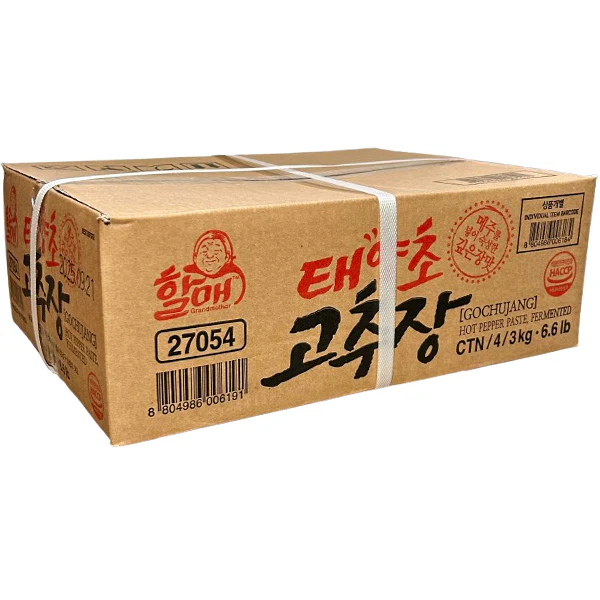 GOCHUJANG - GRANDMOTHER HOT PEPPER PASTE, FERMENTED 4x3 KG - Image 2