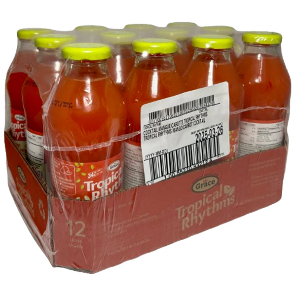 GRACE - TROPICAL RHYTHMS MANGO CARROT NECTAR 12x473ML - Image 2