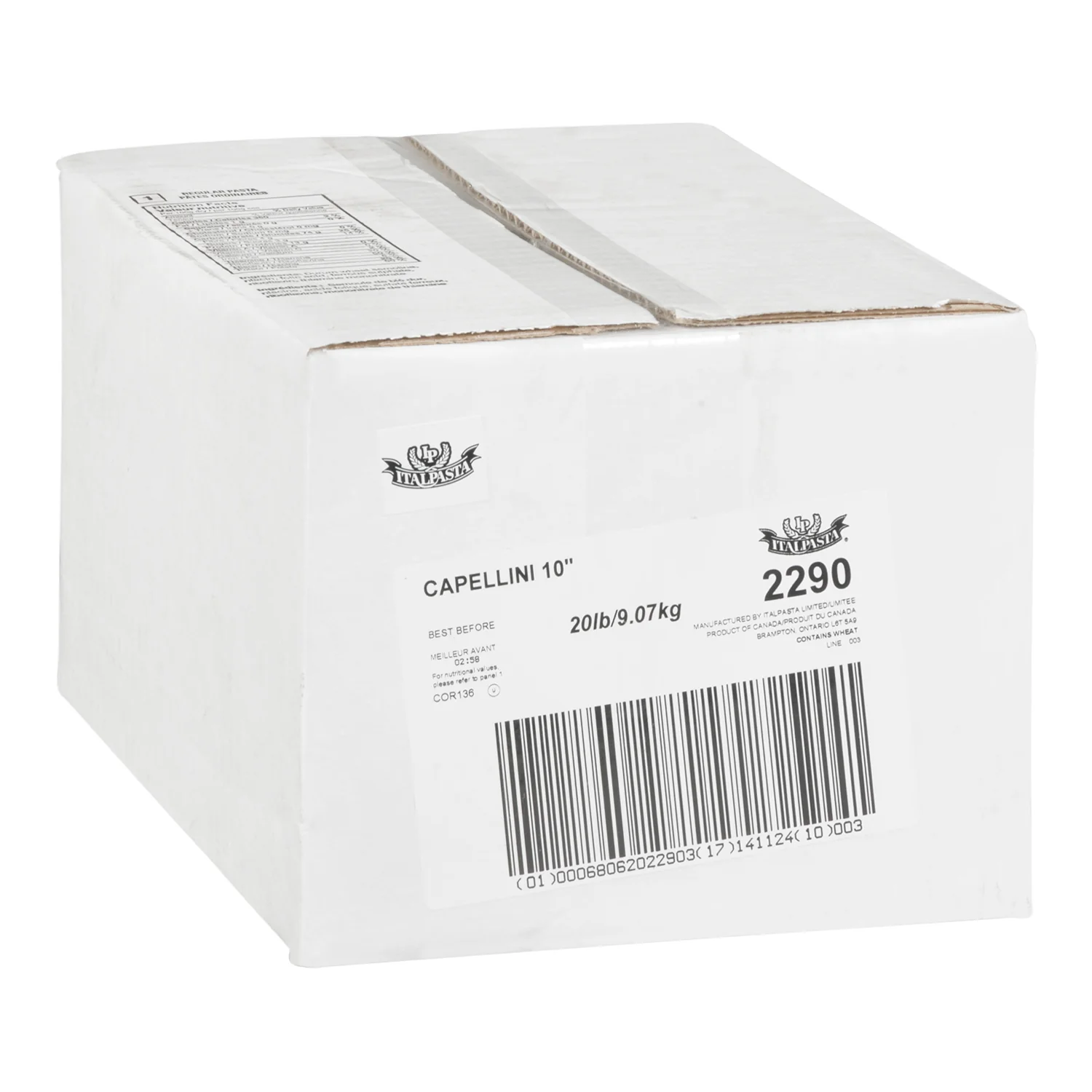 ITALPASTA - CAPELLINI 10" 20LB - Image 2