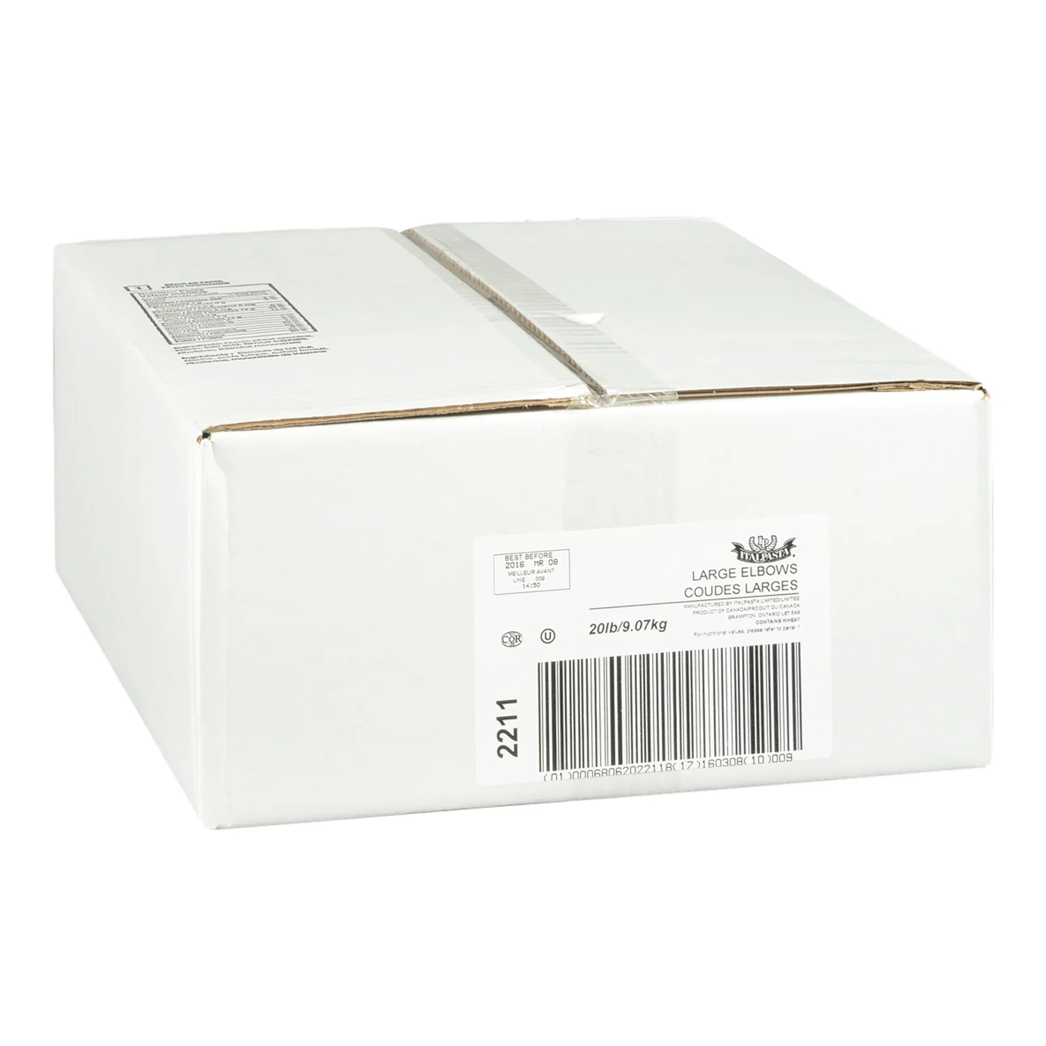 ITALPASTA - ELBOWS LG 20LB - Image 2