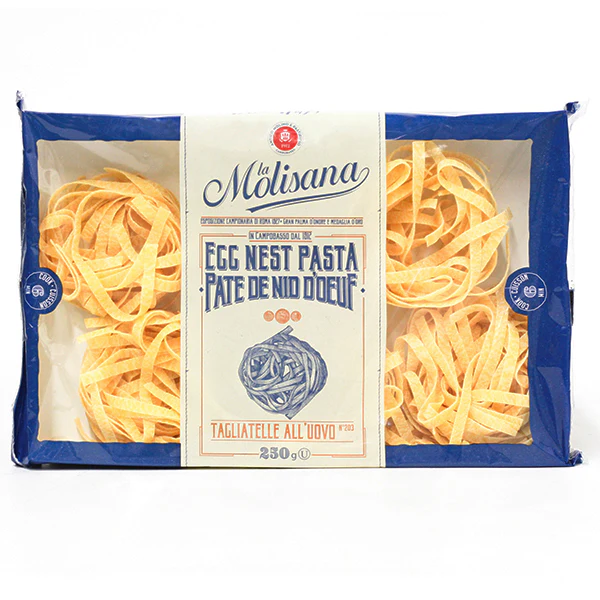 LA MOLISANA - NO 203 TAGLIATELLE NEST EGG NOODLE 12x250 GR