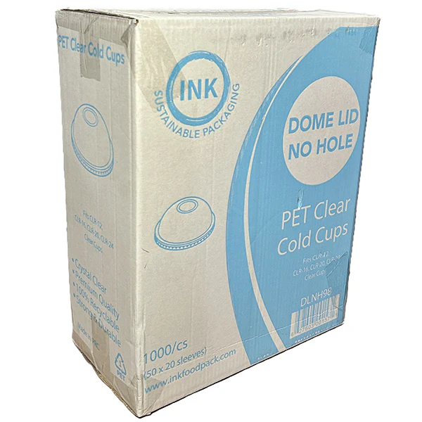 MAHER - NO-HOLE CLEAR DOME LIDS FOR CUP 98mm 20x50 PK - Image 2
