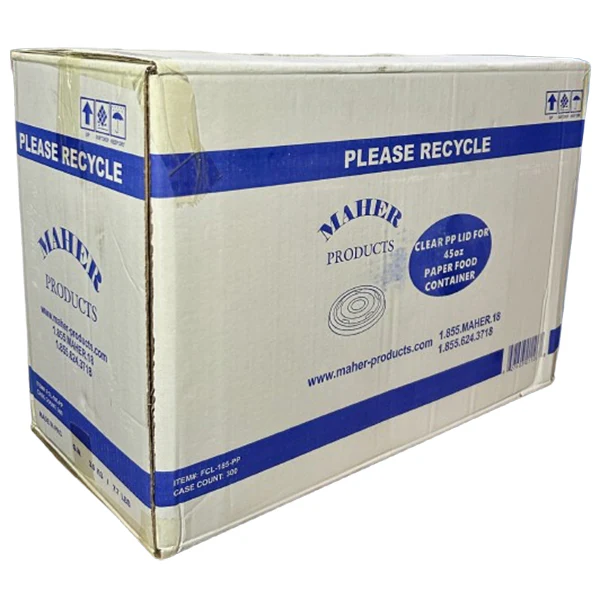 MAHER PRODUCTS - CLEAR PP LID FOR 45oz PAPER FOOD CONTAINER 6x50 PK - Image 2