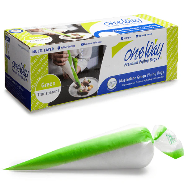 ONE WAY - MASTERLINE GREEN 21in PIPING BAGS 4x100 EA