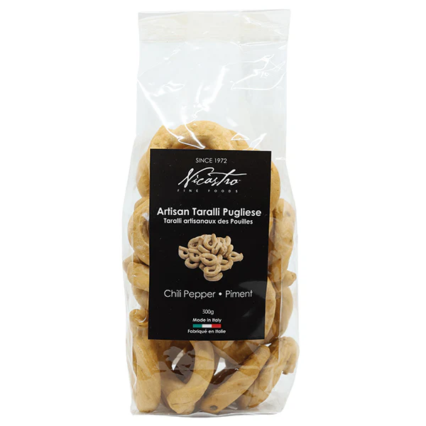 NICASTRO - ARTISAN TARALLI WITH ITALIAN HOT PEPPER 300GR