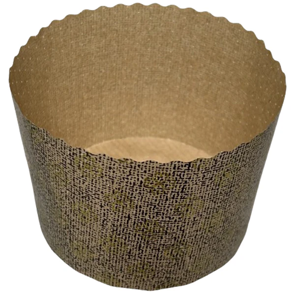NOVACART - ROUND GOLD FLORET BAKING MOLD 4-3/8x-3-3/8IN 50EA - Image 2