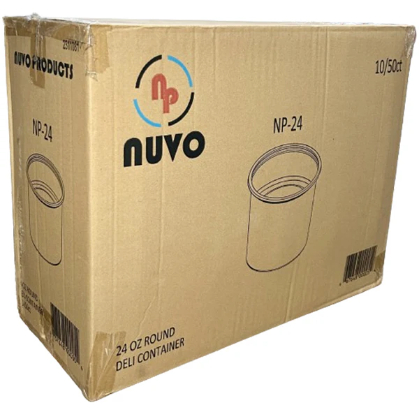 NUVO - 24OZ ROUND DELI CONTAINER 10x50EA - Image 2