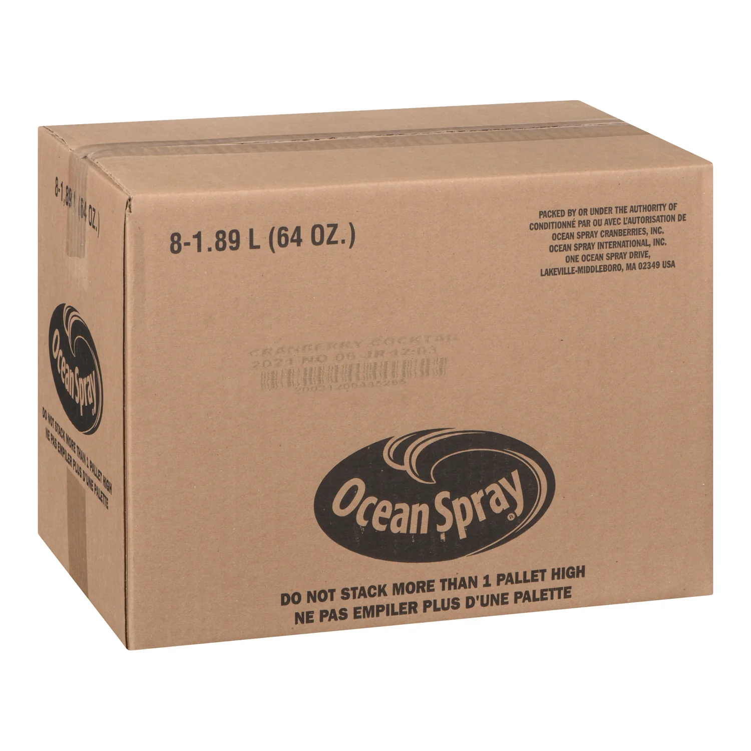 OCEAN SPRAY - CRANBERRY COCKTAIL 8x1.89LT - Image 2