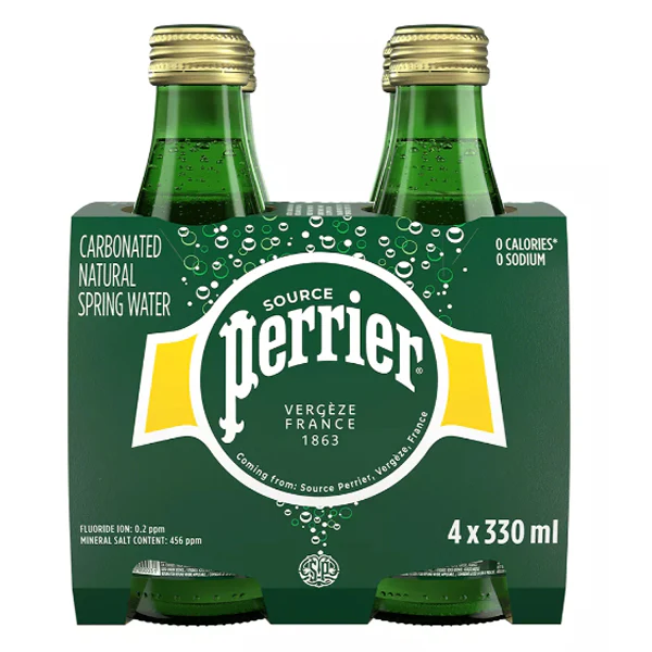 PERRIER - REG SPARKLING GLASS WATER 6x4x330 ML - Image 2