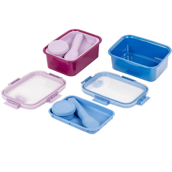 LUCIANO - 2TONE BENTO LUNCH BOX  2 COLORS EA - Image 2