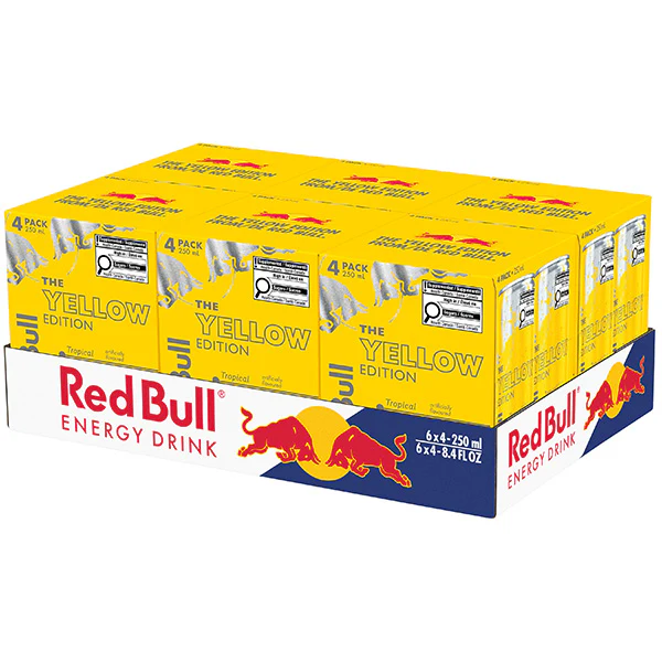 RED BULL - EDITION YELLOW 6x4x250 ML - Image 2