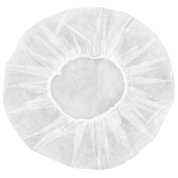 SAFE-T WEAR - 21IN WHITE BOUFFANT HAIRNET NON PLEATED 10x100 PK