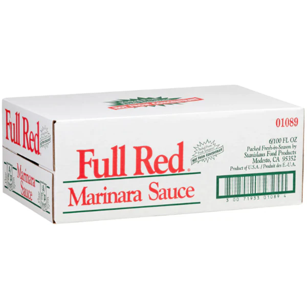 FULL RED - MARINARA SAUCE 6x100 OZ - Image 2