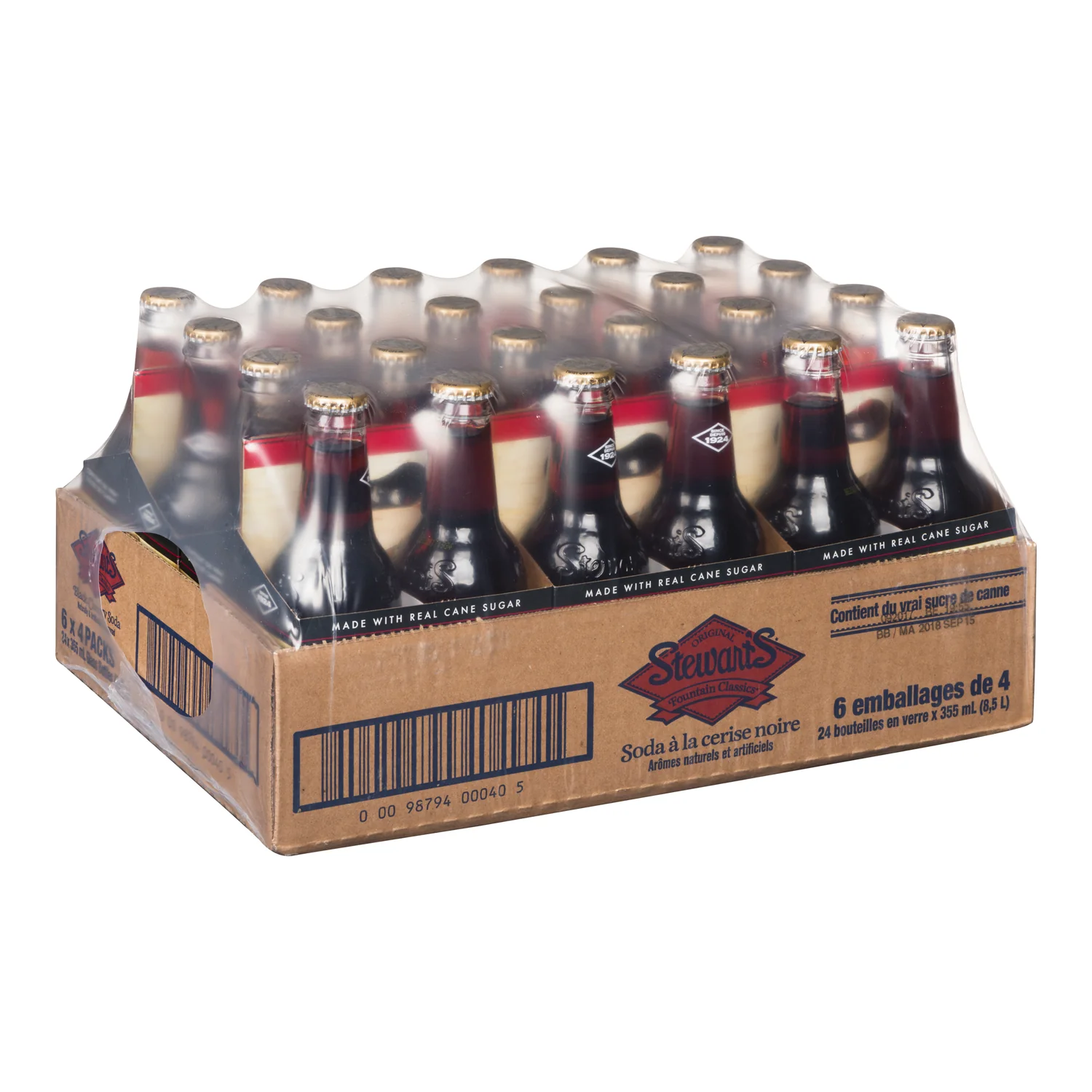 STEWARTS - BLACK CHERRY 24x355 ML - Image 2