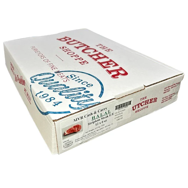 FRESH - AAA HALAL STRIPLOIN STEAKS 12x6 OZ - Image 2