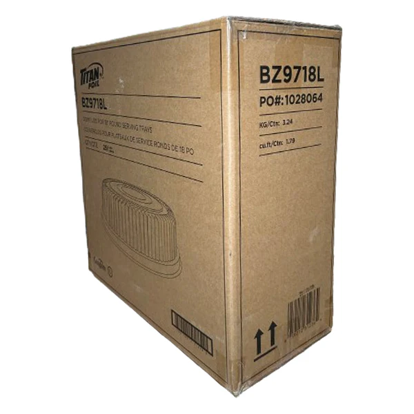 TITAN - DOME LIDS FOR ALUMINUM TRAY 18IN 5x5 PK - Image 2