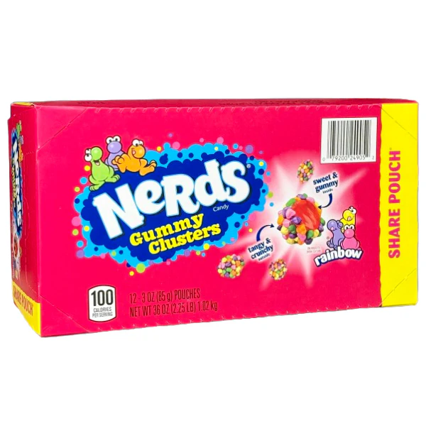 NERDS - GUMMY CLUSTERS SHARE POUCH 85GR - Image 2
