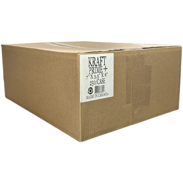 INTERNATIONAL PAPER - KRAFT TWIST HANDLE BAG 7"x3.5"x8" 250EA - Image 2