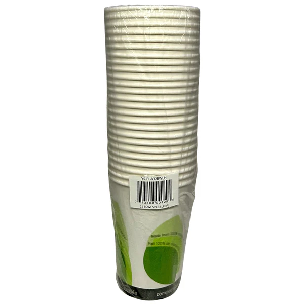 YES ECO - YESECO PLA BOWL 32OZ 25EA - Image 2